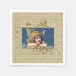 Weihnachtssegen Engel Serviette