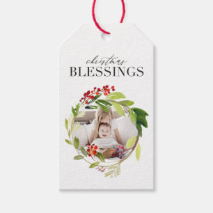 Weihnachtssegen-Foto Geschenkanhänger