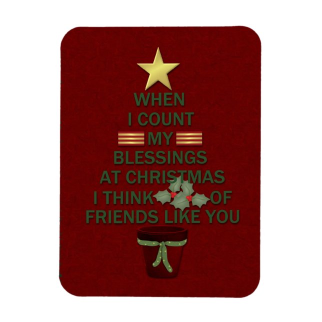 Weihnachtssegen Magnet (Vertikal)