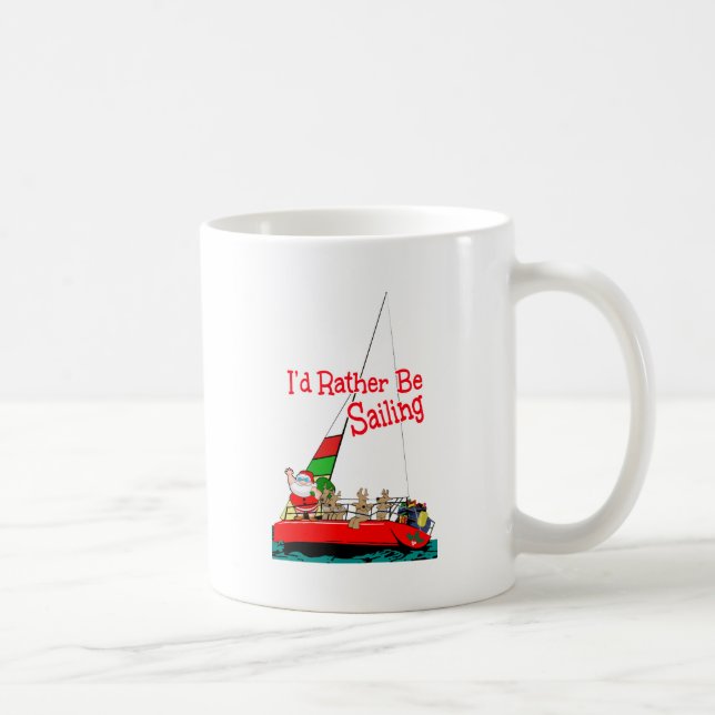 Weihnachtssegler Kaffeetasse (Rechts)