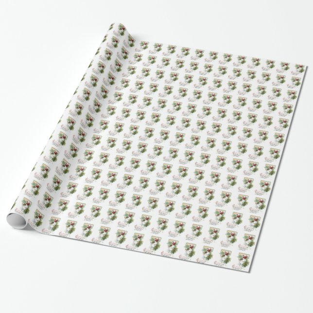 Weihnachtssegnen Geschenkpapier (Ungerollt)