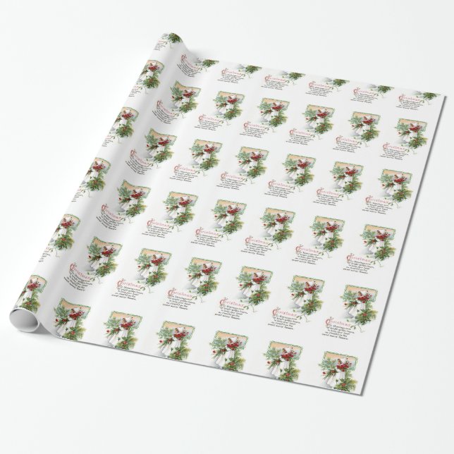 Weihnachtssegnen Geschenkpapier (Ungerollt)