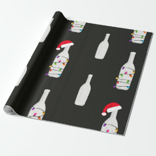 Weihnachtssekt Geschenkpapier