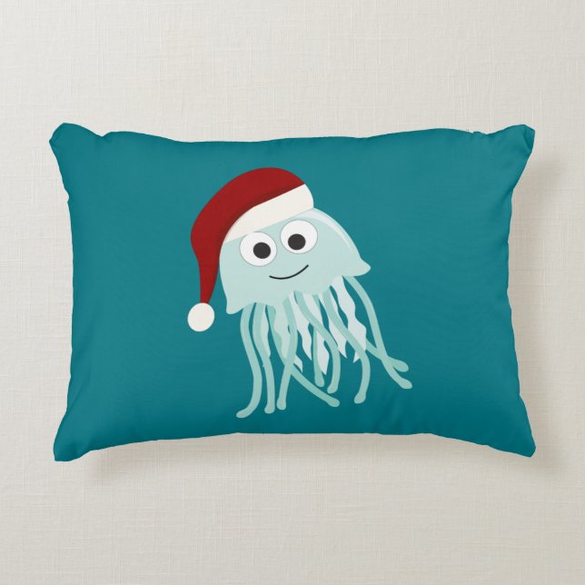 Weihnachtssellfisch Dekokissen (Vorderseite)
