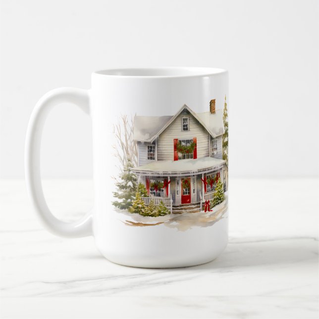Weihnachtsserie 15 oz Klassische Tasse (Links)
