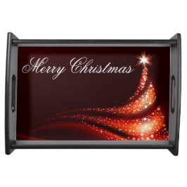 WeihnachtsServiertablett-/Weihnachtsbaum Tablett
