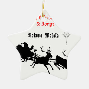Weihnachtssingen – Lieder und weihnachtliche Freud Keramik Ornament