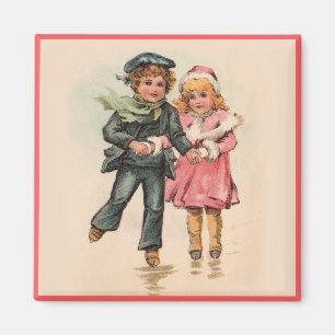 WeihnachtsSkaten Magnet