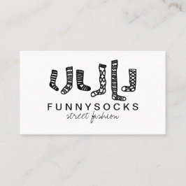 Weihnachtssocke Visitenkarte