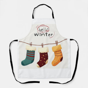 Weihnachtssocken Geschenke Schürze