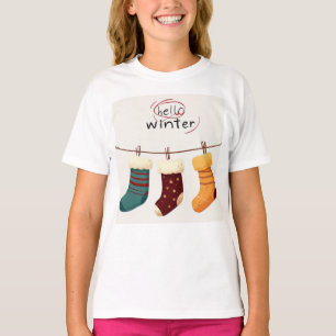 Weihnachtssocken Geschenke T-Shirt