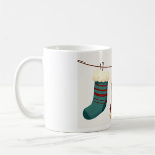 Weihnachtssocken Kaffeetasse