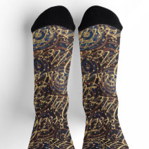 Weihnachtssocken Navy Swirls