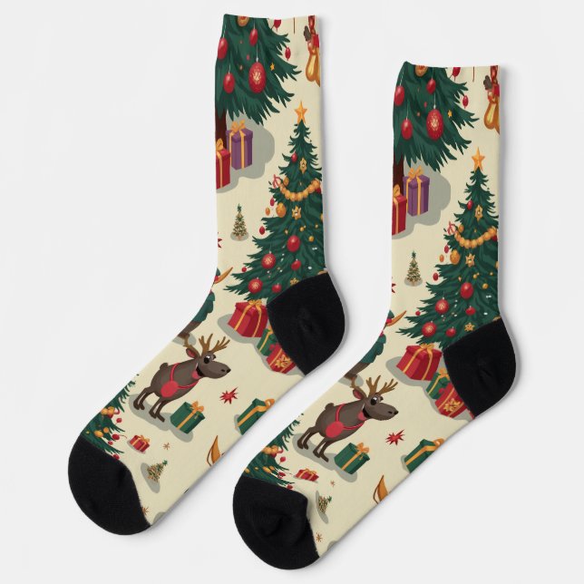 Weihnachtssocken Socken (Linkes Detail)