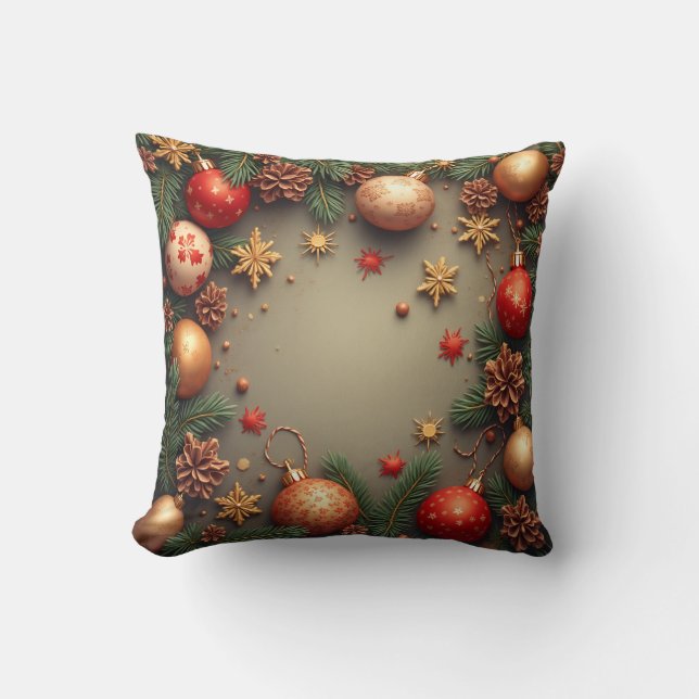 Weihnachtssofa-Polster Kissen (Vorderseite)