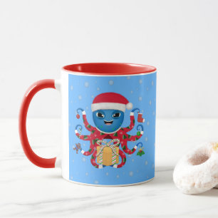 Weihnachtssoktopus-Tasse Tasse