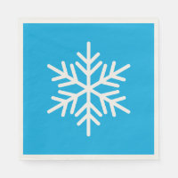Weihnachtsspaß Weiße Alpine Schneeflocke auf Azurb