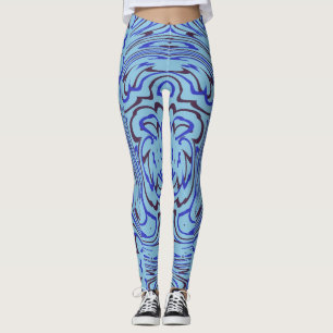Weihnachtsspecial blau "Ratti_Creative_Arts" L Leggings