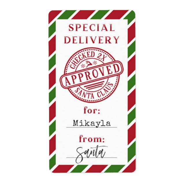 Weihnachtsspeziallieferung vom Weihnachtsgeschenks (Vorne)