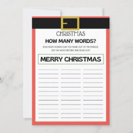 Weihnachtsspiel - Nicht bestellbar - Einladung
