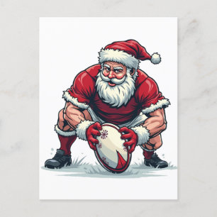Weihnachtsspielerin Ankündigungspostkarte