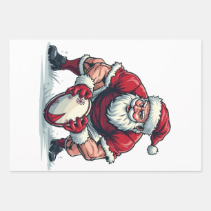 Weihnachtsspielerin Geschenkpapier Set