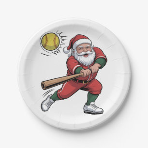 Weihnachtsspielerin - Weihnachtsspielerin Sport Pappteller