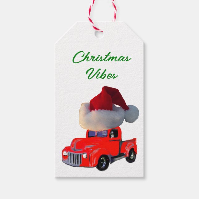 Weihnachtsspielertags Geschenkanhänger (Vorderseite)