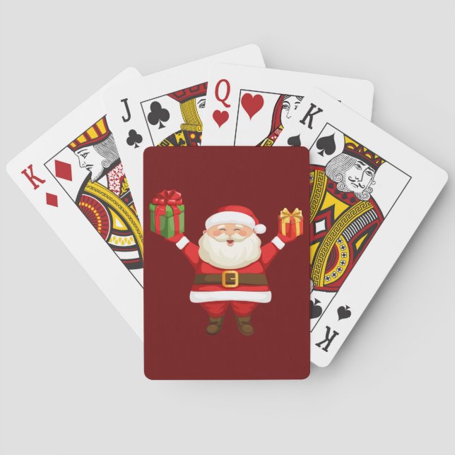 Weihnachtsspielkarten Spielkarten (Rückseite)