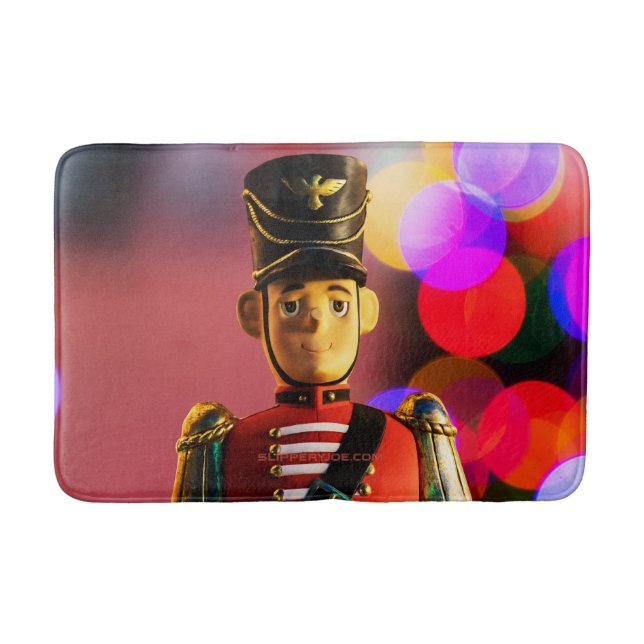 Weihnachtsspielsoldat Figur SlipperyJoe Gay pri Badematte (Vorderseite)