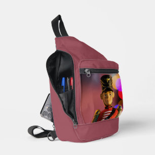 Weihnachtsspielsoldat Figur SlipperyJoe Gay pri Crossbody Bag