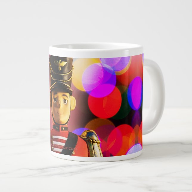 Weihnachtsspielsoldat Figur SlipperyJoe Gay pri Jumbo-Tasse (Vorderseite Rechts)