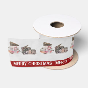 Weihnachtsspielzeug & Camper mit SMS Satinband