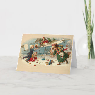 Weihnachtsspielzeug Feiertagskarte