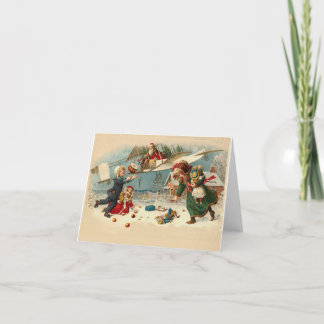 Weihnachtsspielzeug Feiertagskarte