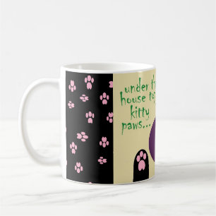Weihnachtsspielzeug! Kitty Paw Ornament auf Baumzw Kaffeetasse