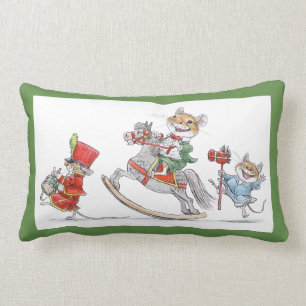 Weihnachtsspielzeug-Parade-Kissen Lendenkissen