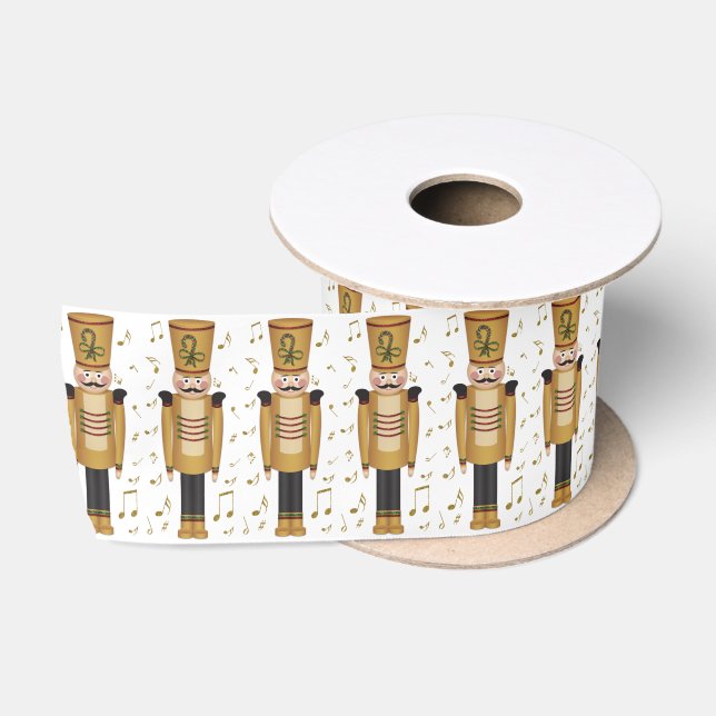Weihnachtsspielzeug Soldier Nutcracker Xmas Satinband (Spule)