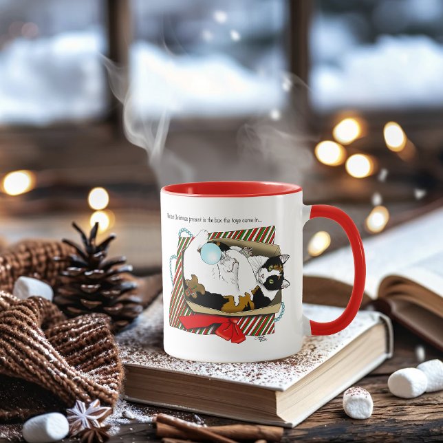 Weihnachtsspielzeugschachtel Tasse (Von Creator hochgeladen)