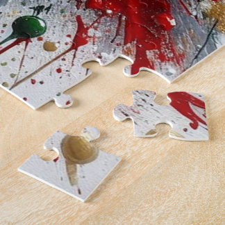 Weihnachtssplatter / Weiße Explosionen