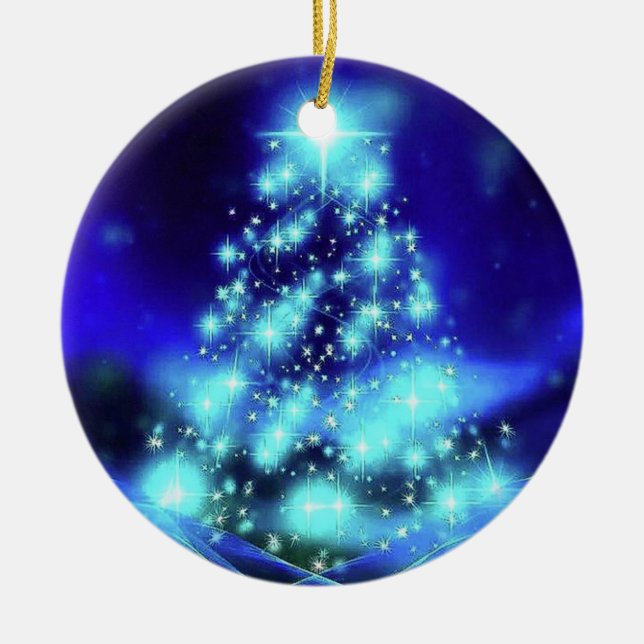 Weihnachtssplendor Keramik Ornament (Vorne)