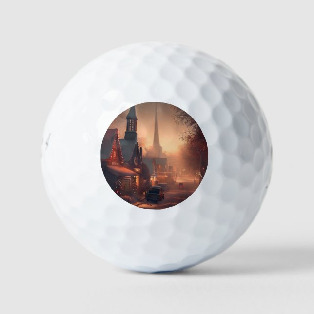 Weihnachtsstadt (4) golfball (Vorderseite)