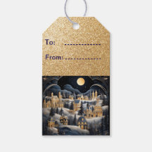 Weihnachtsstadt im Winter