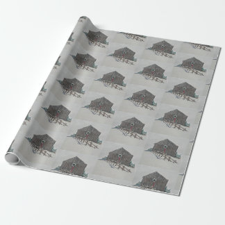 Weihnachtsstall-Geschenk Wrap Geschenkpapier