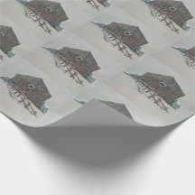 Weihnachtsstall-Geschenk Wrap