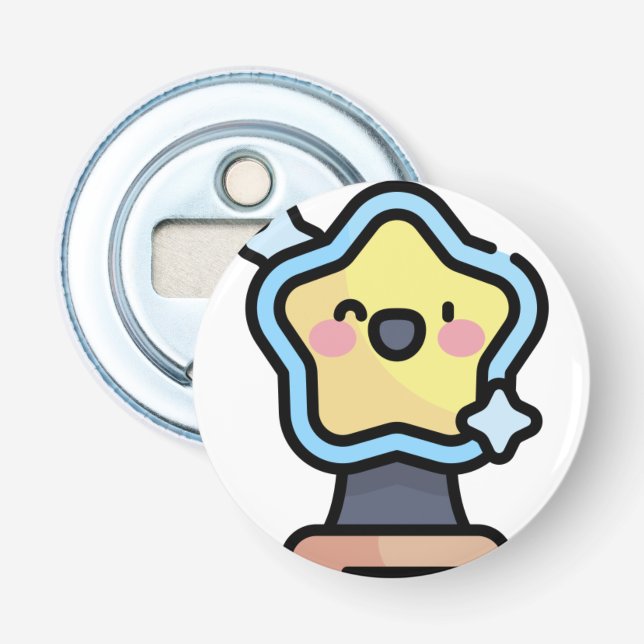 Weihnachtsstar Flaschenöffner (Vorderseite)