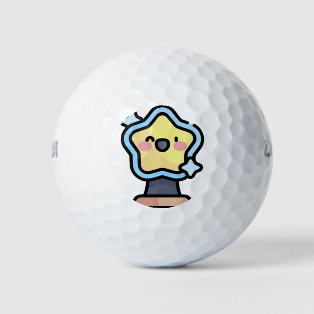 Weihnachtsstar Golfball (Vorderseite)