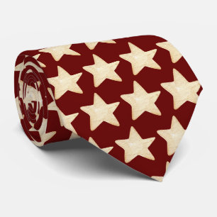 Weihnachtsstars Burgundy Neck Tie Krawatte