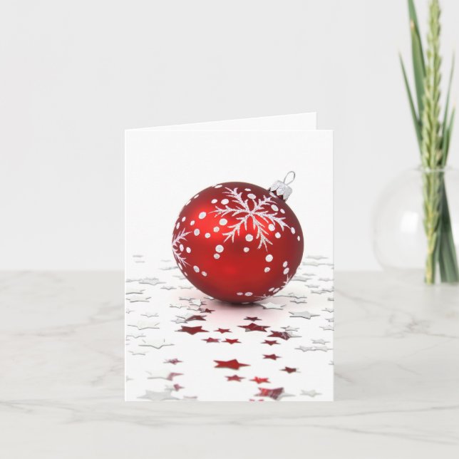 Weihnachtsstars Feiertagskarte (Vorderseite)