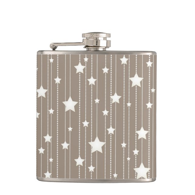 Weihnachtsstars Flachmann (Vorderseite)